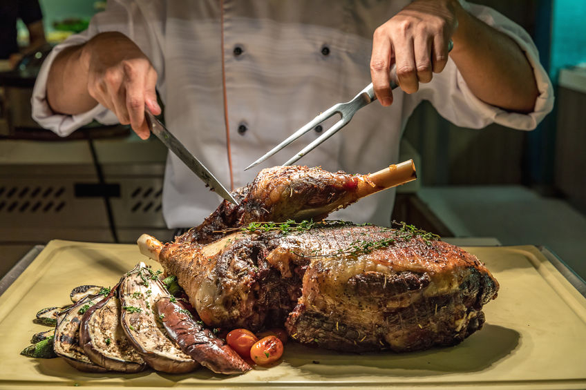 comment découper l'agneau de lait